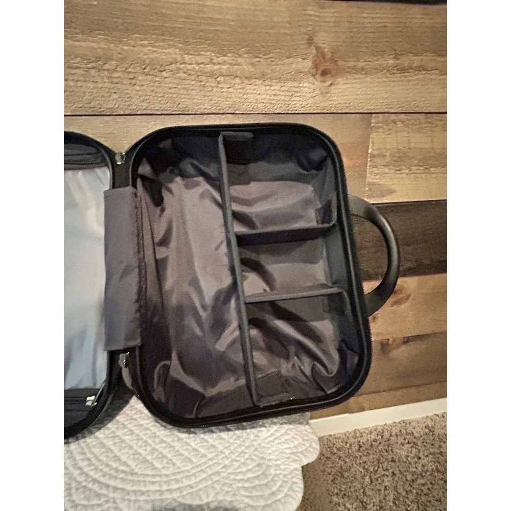 Feybaul 14-Inch Makeup Case Hardshell PC+ABS Travel Cosmetic Organizer, Makeup